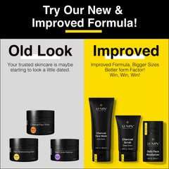 Lumin Charcoal Face Wash pores-clearing closeup highlights oil control for skin.