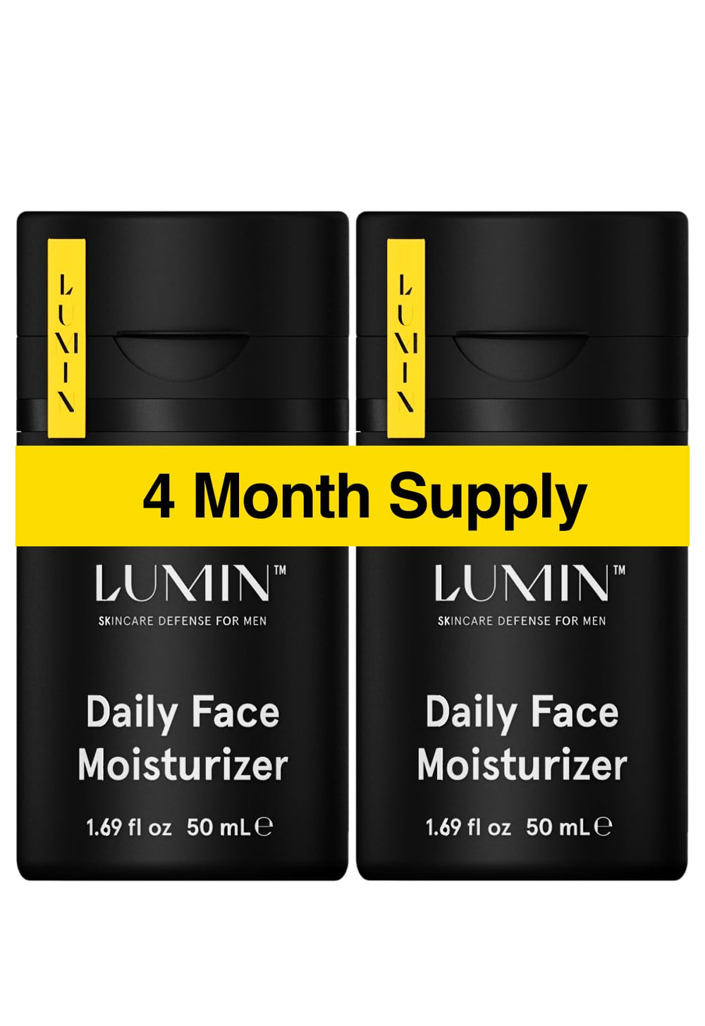 Lumin Daily Face Moisturizer packaging for easy daily use and balanced hydration.