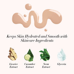 LUMINESS Rose 4-in-1 pigment-swatch highlights medium-to-full coverage