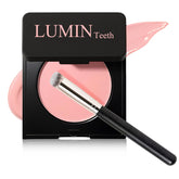 Luminoteeth Under Eye Brightener bottle closeup showing compact packaging for on-the-go brightening