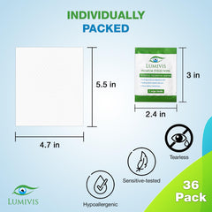 Lumivis: higiene ocular diaria, limpia y refresca párpados con delicadeza.