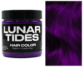 Lunar Tides Plum Purple bottle close-up showing color-rich, temporary styling options.