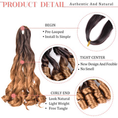 Luoyudu soft silky braiding hair texture ideal for quick styling
