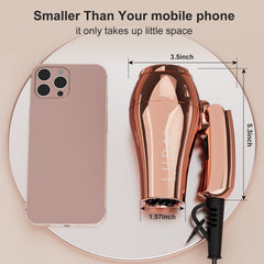 LURA travel dryer folded compactly for effortless packing on trips.