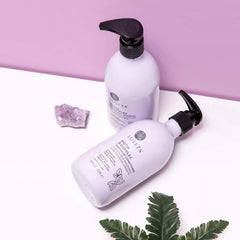 L LUSETA hair-growth-set-box-front showcases dual shampoo and conditioner for all hair types.