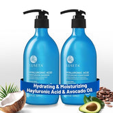 Luseta Hyaluronic Acid Moisturizing Shampoo bottle front for hydration.