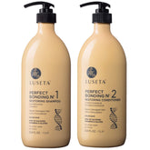 L Luseta Perfect Bonding Restoring Shampoo pour bottle, gentle cleansing for all hair types