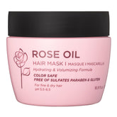 Luseta Rose Oil Hair Mask 16oz jar provides deep hydration for dry, fine hair