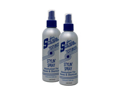 Luster's S-Curl Texturizing Spray, botella de 235 ml para definición de rizos.