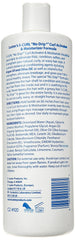 Luster's Scurl Right On Curl label closeup highlights branding and frizz-control formula.