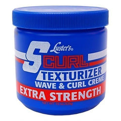 Luster's S Curl Texturizer Extra Strength being applied to hair for enhanced texture