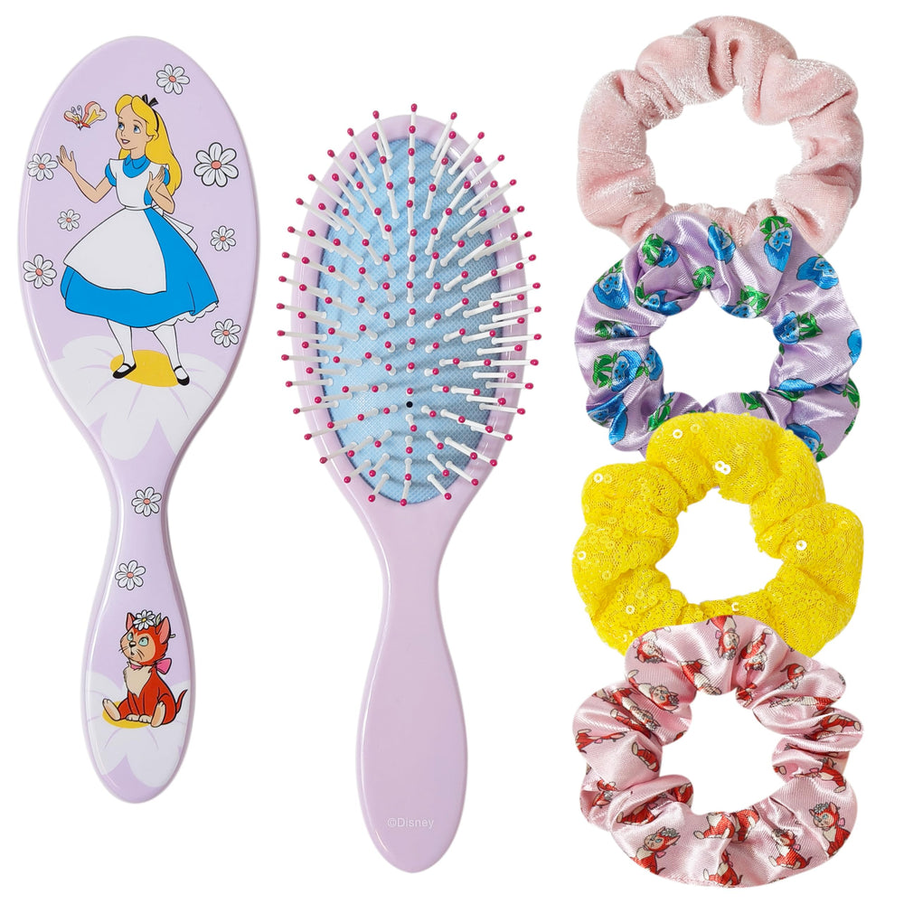 LUV HER Alice in Wonderland hairbrush with nine-inch detangling bristles for gentle styling