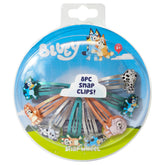LUV HER Bluey hair clips pack of 8 colors for easy everyday styling.
