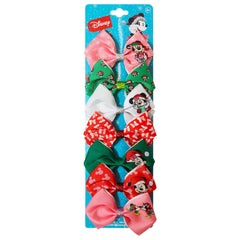 Luv Her Disney licensed 7pc bows with clips for daily wear.