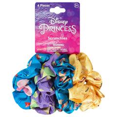 LUV HER Disney princess scrunchies pack front view showcases soft, hair-friendly fabric.