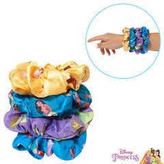 LUV HER Disney princess scrunchies pack side view demonstrates versatile color options for any outfit.