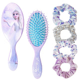 LUV HER Frozen hairbrush with Elsa portrait for gentle detangling and kid-friendly styling.