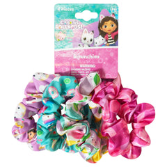 LUV HER Gabby’s Dollhouse scrunchies pack in four large designs for versatile everyday wear.