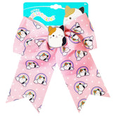 LUV HER Squishmallows hair bow large front view adds playful charm for everyday wear