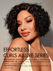 LUVME HAIR 8-inch curly wig cap construction boosts comfort for all-day wear