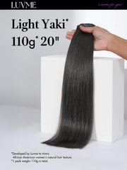 LUVME invisible PU-weft clip-in extensions closeup for seamless scalp blend and comfort.