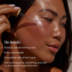 Lux Unfiltered N12 dropper application for controlled self-tan