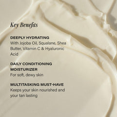 Lux Unfiltered N°14 cream texture closeup shows rich moisturizing formula.