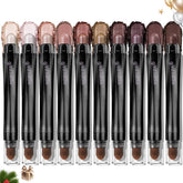 LUXAZA eyeshadow stick matte champagne neutral swatch for smooth, long-lasting color