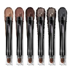 LUXAZA PRO packaging showcases neutral eyeshadow sticks for easy grab-and-go use