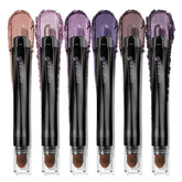 LUXAZA PRO Purple Eyeshadow Stick front view shows the 6-piece set for versatile quick looks.