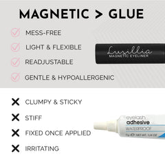 Luxillia applicator tool helps precise lash placement.