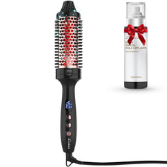 LuxRenew Plus Infrared Bounce Brush with LED display for precise heat control during styling.