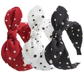 Lazos Lvyeer con lunares blancos para uso diario y estilos elegantes.