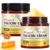 Lxitian beef tallow face moisturizer jar provides rich hydration for daily skin nourishment.