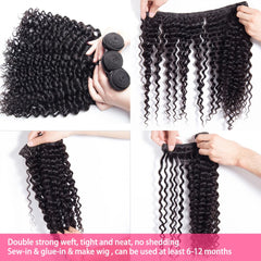 LXYANOO Brazilian virgin hair weave 1B black closeup shows healthy luster.