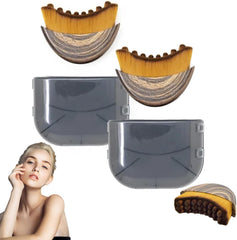 The Lymphatic Contour Brush closeup with soft bristles for gentle lymph drainage.