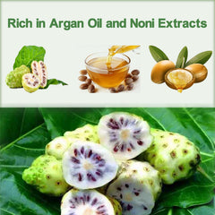 Lymznus formula with argan oil and noni nourishes facial hair