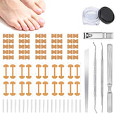 LYNRUI ingrown toenail corrector kit lifter tools enable precise lifting for gentle correction.
