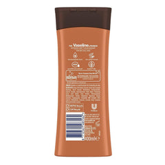 Lynx Vaseline Intensive Care Cocoa Radiant jar close-up showing rich cocoa butter