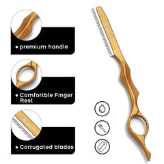 M.steve hair-razor-6-89-inch-length showcases compact professional tool for versatile cuts.