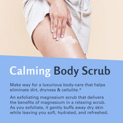 M3 Naturals collagen-infused scrub closeup highlights nourishing glow.