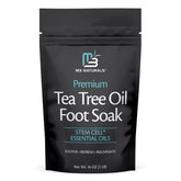 M3 Naturals Tea Tree Foot Soak bottle for spa-like relaxation and odor control