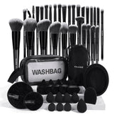 MAANGE makeup brush kit 49-pcs set for flawless application.