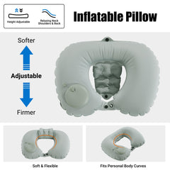MABOZOO inflatable spa pillow headrest floats freely for versatile bath positions