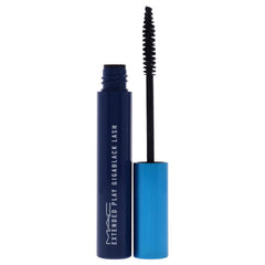 MAC Extended Play Gigablack Lash Mascara precision brush action delivering length and separation.
