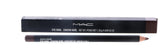 MAC Eye Kohl Costa Riche pencil-tip swatches rich color for precise eye definition.