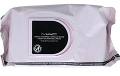 MAC Gently Off wipes pack: oversized sheets for quick, gentle makeup removal