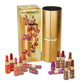 MAC Golden Girls vault box cover showcases gilded keepsake packaging for gifting