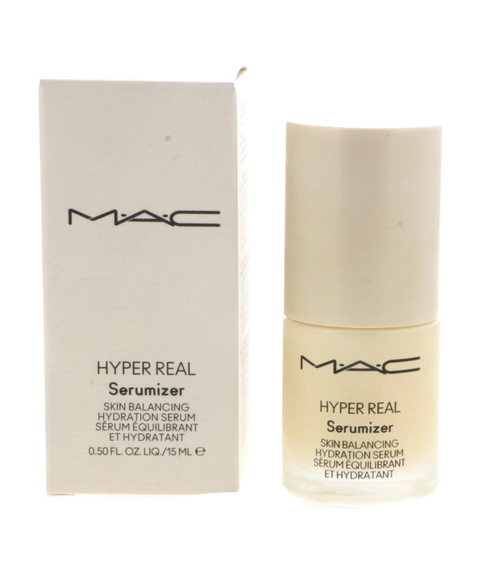 MAC Hyper Real Serumizer bottle for daily balanced hydration.