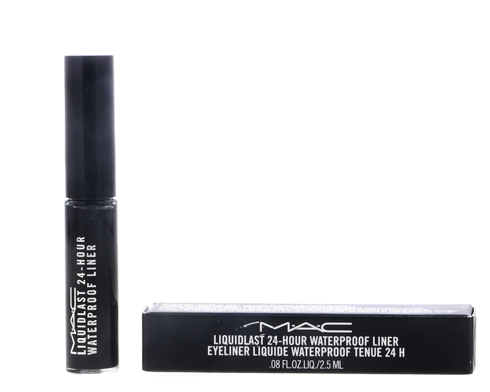 MAC Liquidlast Liner Point Black full-view shows the bold bottle and pigment.